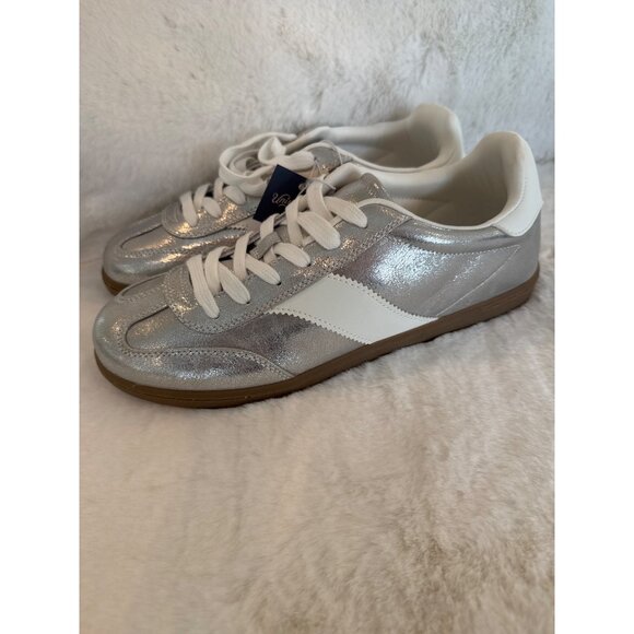 UNIVERSAL THREAD size 10 Spencer Fashion Sneakers Memory Foam Silver - Picture 5 of 7